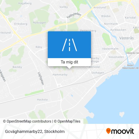 Gcväghammarby22 karta