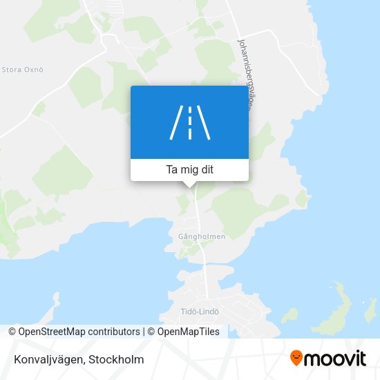 Konvaljvägen karta