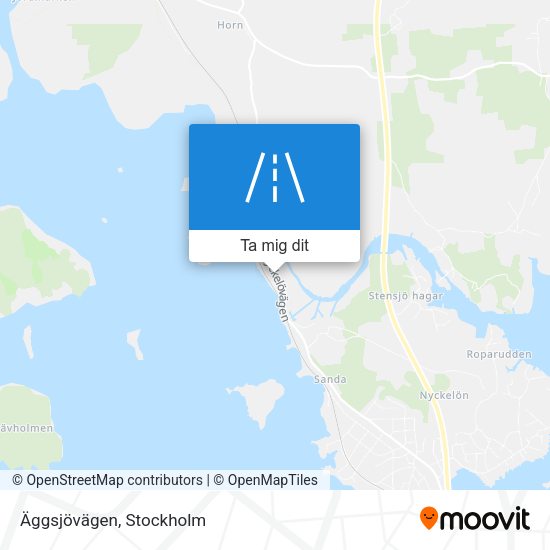 Äggsjövägen karta