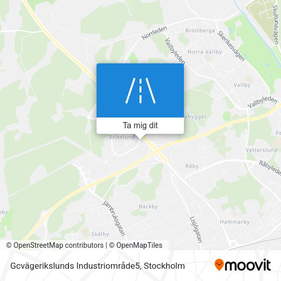 Gcvägerikslunds Industriområde5 karta