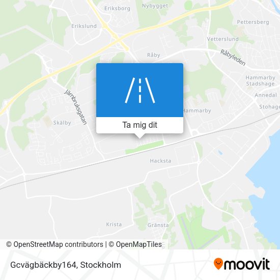 Gcvägbäckby164 karta