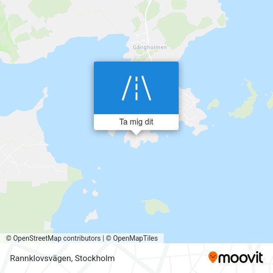 Rannklovsvägen karta