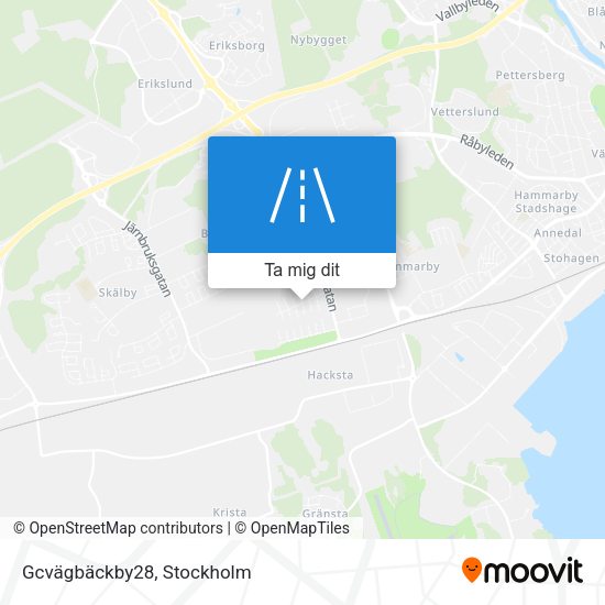 Gcvägbäckby28 karta