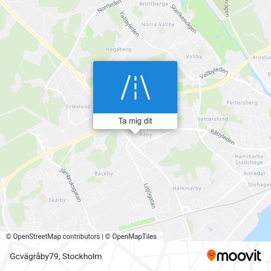 Gcvägråby79 karta