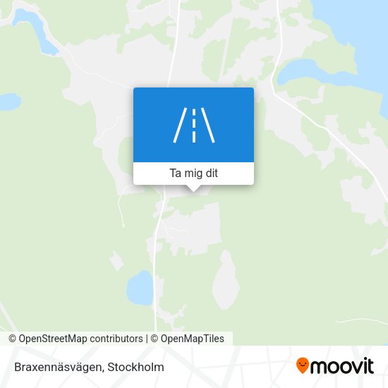 Braxennäsvägen karta