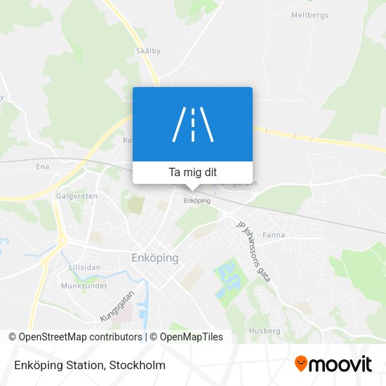 Enköping Station karta