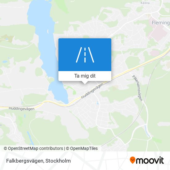 Falkbergsvägen karta