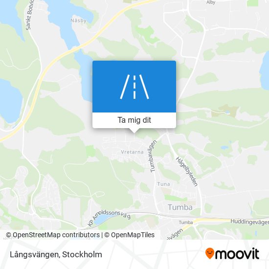 Långsvängen karta