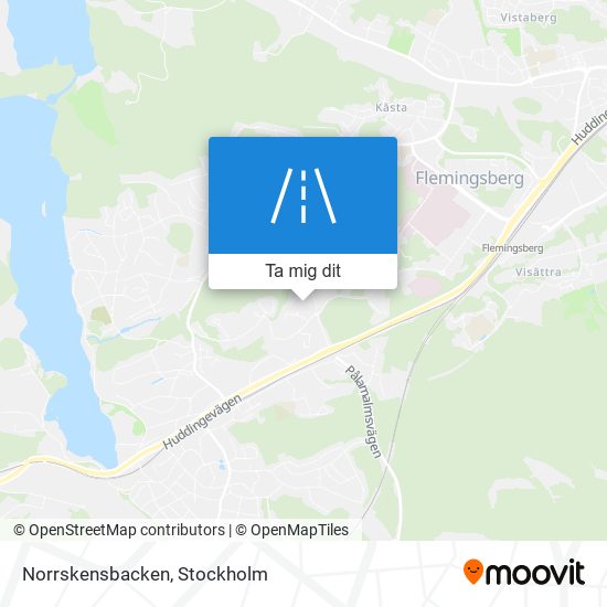 Norrskensbacken karta