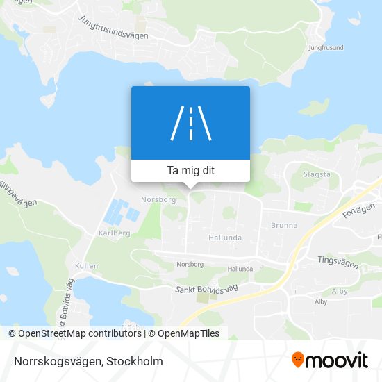 Norrskogsvägen karta