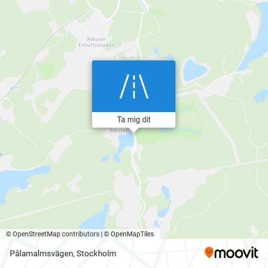 Pålamalmsvägen karta