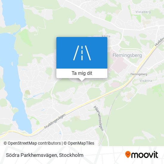 Södra Parkhemsvägen karta