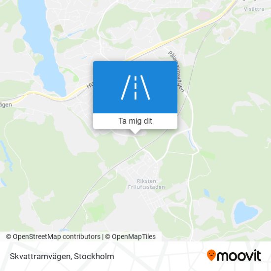 Skvattramvägen karta