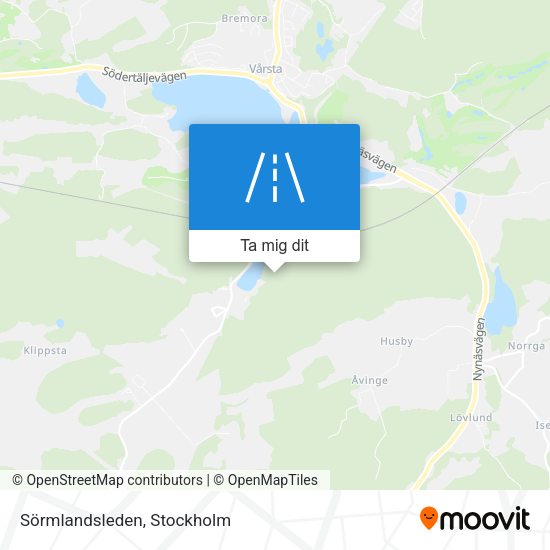 Sörmlandsleden karta