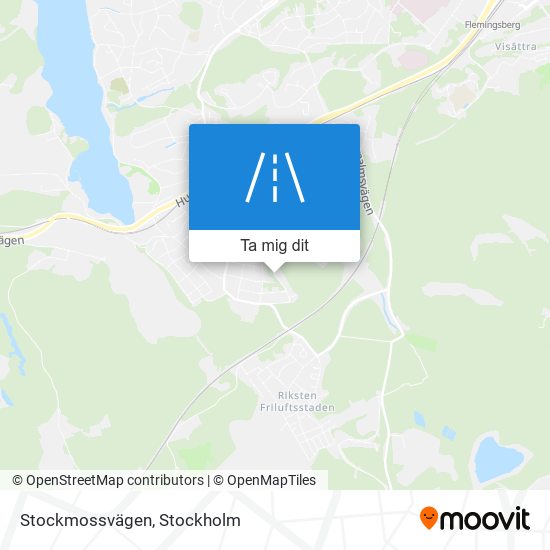 Stockmossvägen karta