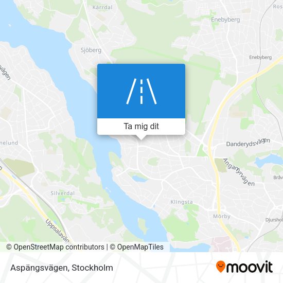Aspängsvägen karta
