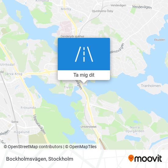 Bockholmsvägen karta