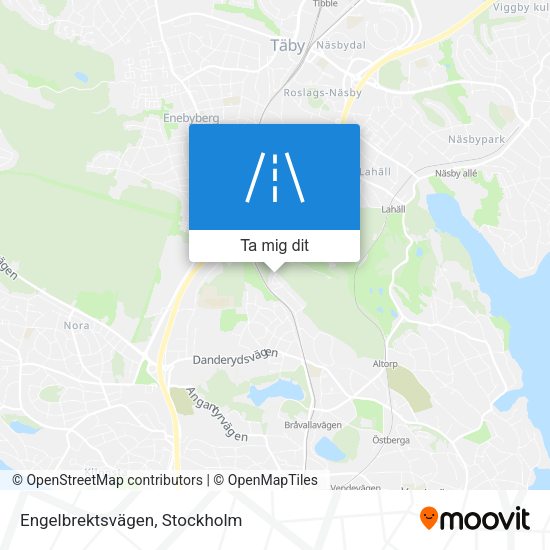 Engelbrektsvägen karta