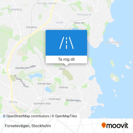 Forsetevägen karta