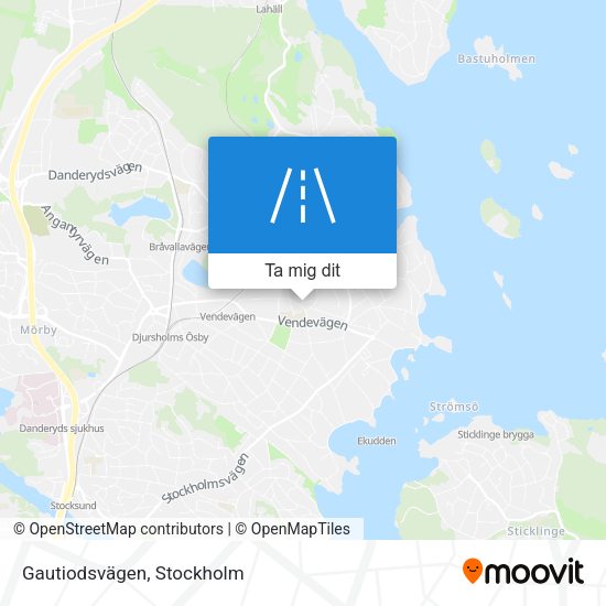 Gautiodsvägen karta