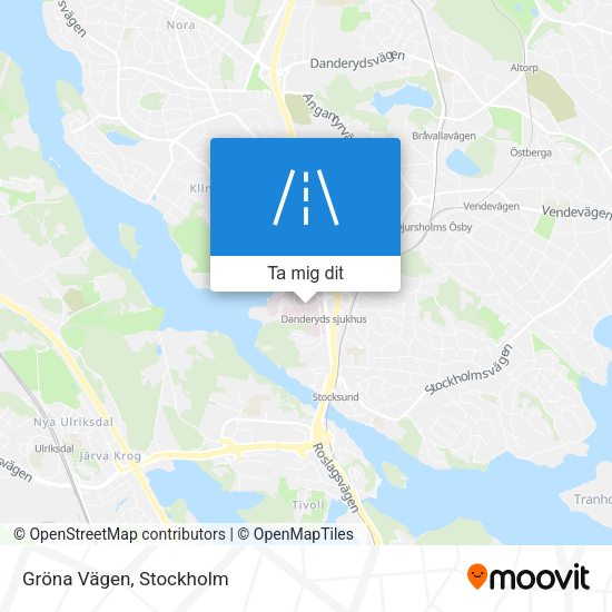 Gröna Vägen karta