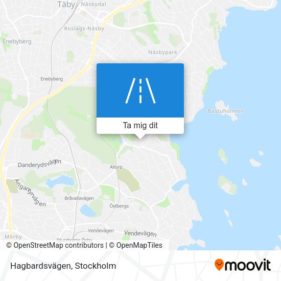 Hagbardsvägen karta