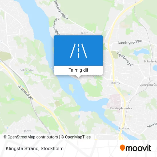 Klingsta Strand karta