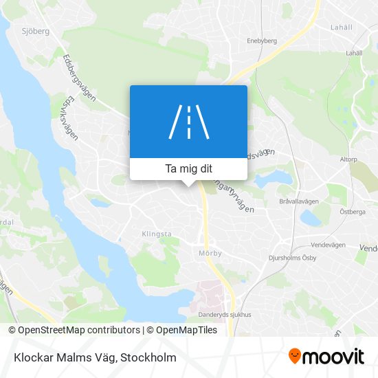 Klockar Malms Väg karta