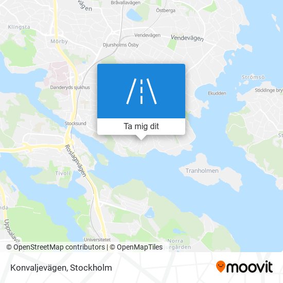 Konvaljevägen karta