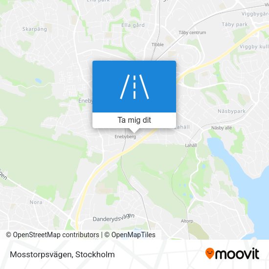 Mosstorpsvägen karta