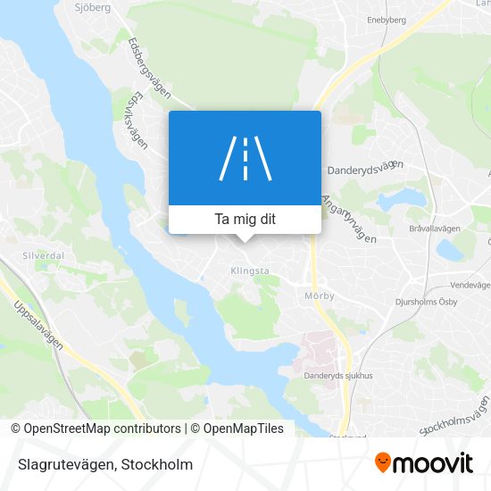 Slagrutevägen karta