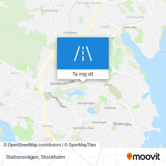Stationsvägen karta