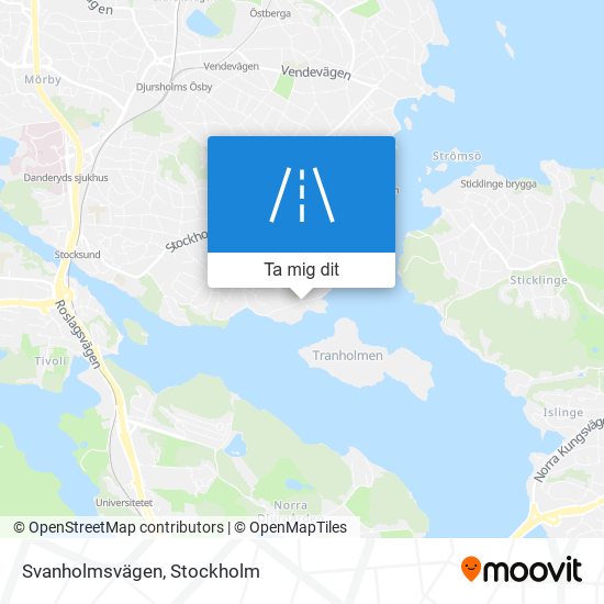 Svanholmsvägen karta