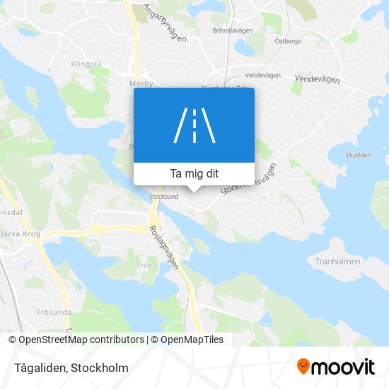 Tågaliden karta