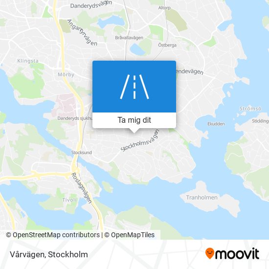 Vårvägen karta