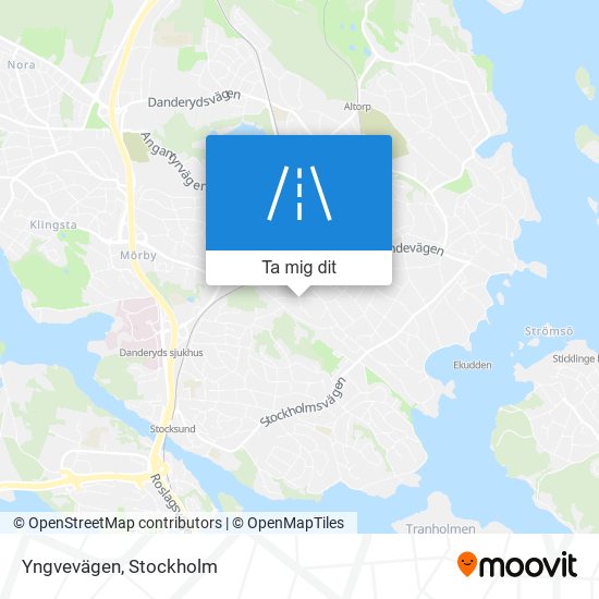 Yngvevägen karta