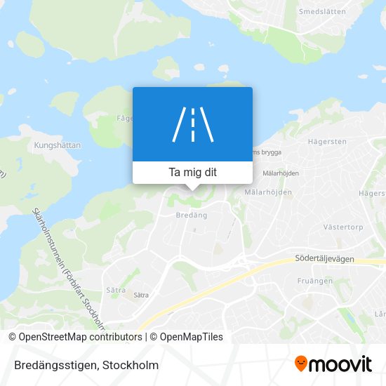 Bredängsstigen karta