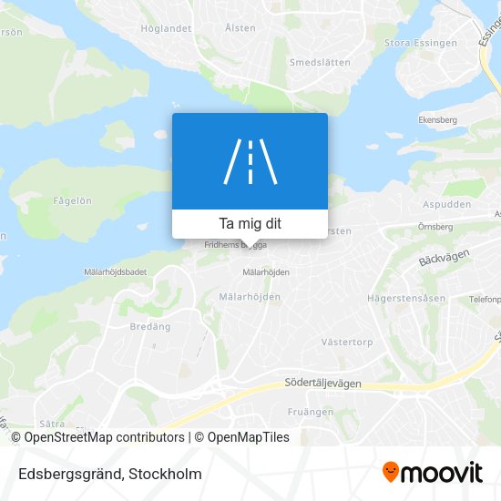 Edsbergsgränd karta