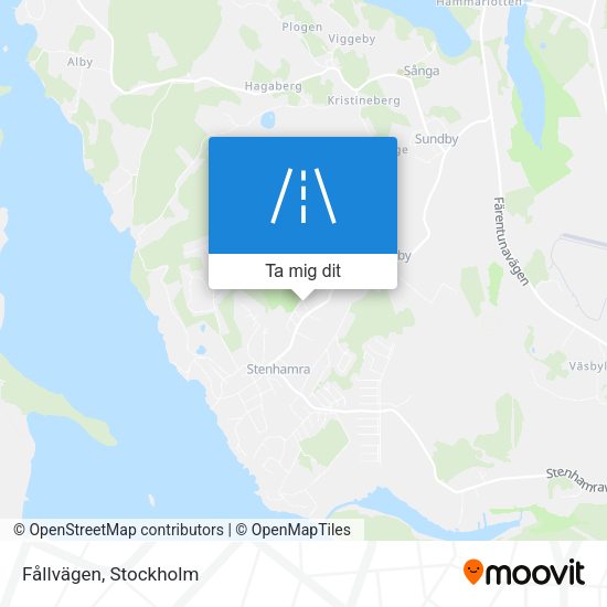 Fållvägen karta