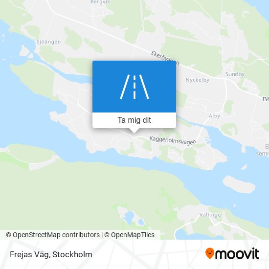 Frejas Väg karta