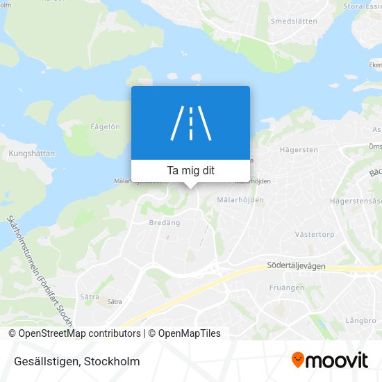 Gesällstigen karta