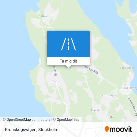 Kronskogsvägen karta
