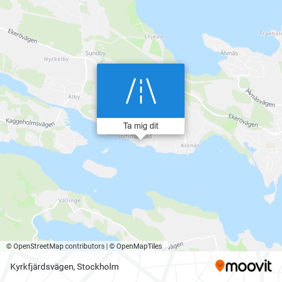 Kyrkfjärdsvägen karta