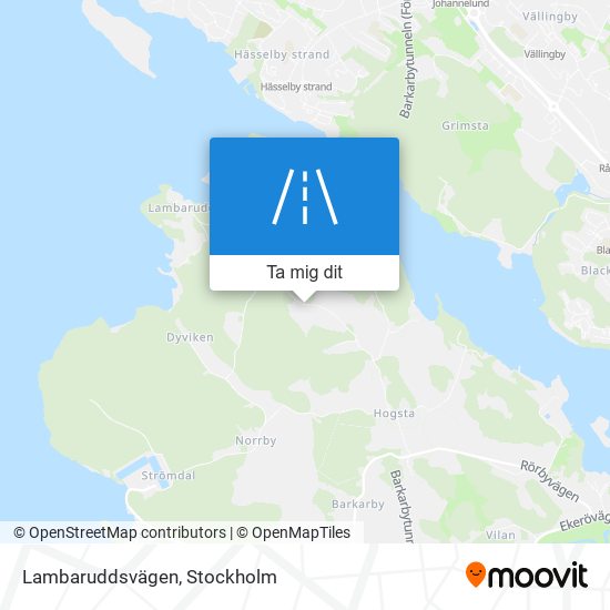 Lambaruddsvägen karta