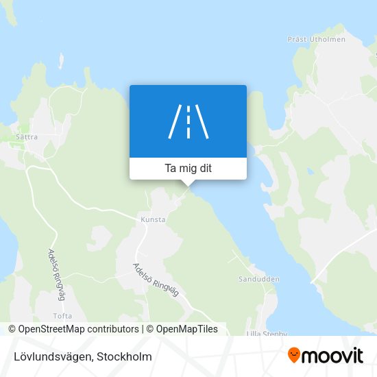 Lövlundsvägen karta