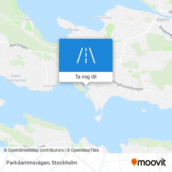 Parkdammsvägen karta