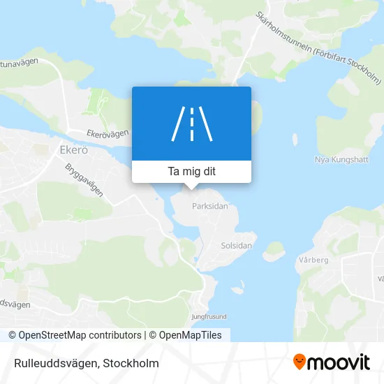 Rulleuddsvägen karta