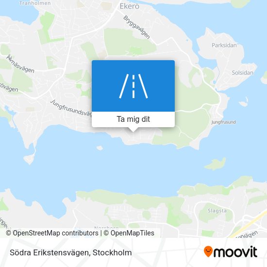 Södra Erikstensvägen karta