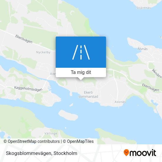 Skogsblommevägen karta