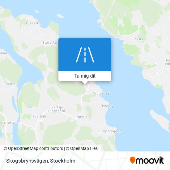 Skogsbrynsvägen karta